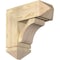 Ekena Millwork Legacy Arts and Crafts Rough Sawn Bracket w/ Offset Brace, Douglas Fir, 8"W x 20"D x 20"H BKT0806X20X20LEC03RDF - alternate 1